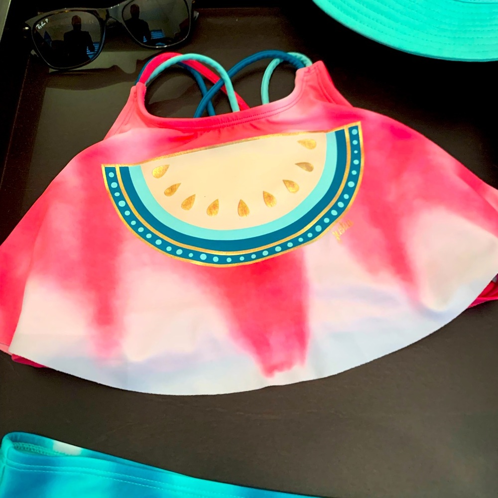 🏊🏻‍♀️Justice🍉 Two Piece Bathing Suit - Picture 2 of 6